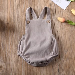 Children's sling foreign trade bag fart clothing Solid color triangle romper Multi-color sling jumpsuit