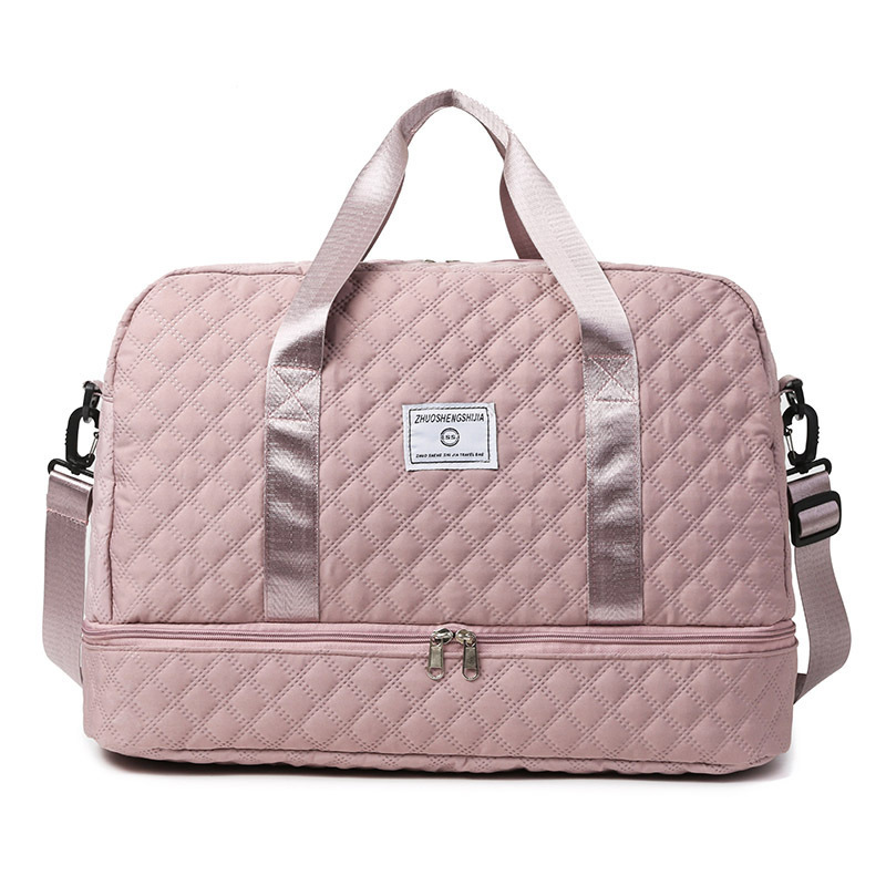 Large-capacity sports bag, cross-border tote gym bag, independent shoe compartment, short-distance travel bag with wet and dry separation. - Image 11