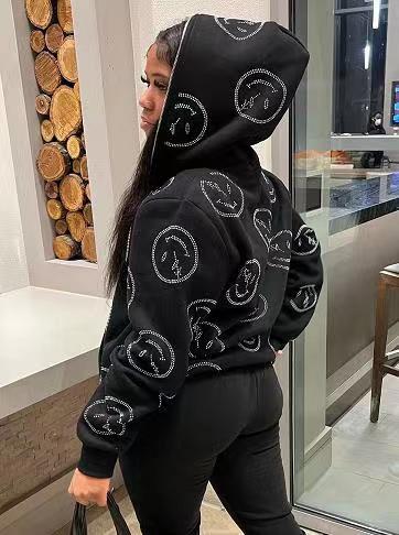 2022 foreign trade cross-border new style European and American ins women's clothing autumn and winter Y2K butterfly print loose hoodie sweatshirt - Image 8