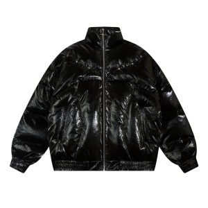6311 American retro 2024 autumn and winter trend street style jacket solid color version warm thickened men's and women's cotton jacket
