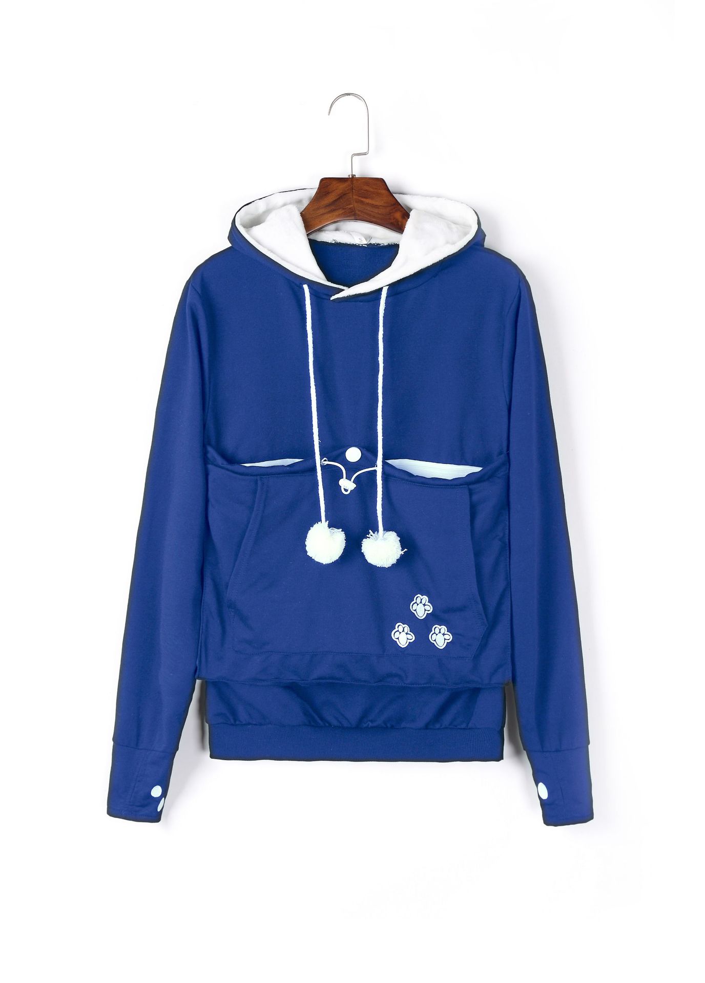 Cross-border popular hooded sweatshirts for women, loose European and American style, plus velvet pullover sweatshirts for women, autumn and winter large size jackets for women, autumn and winter - Image 18