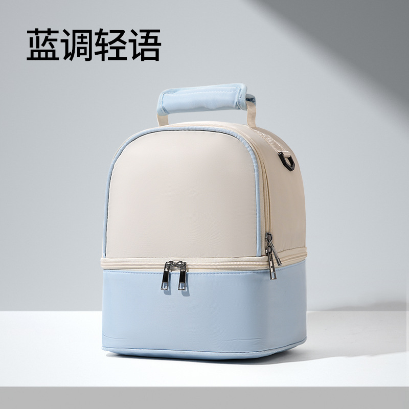Factory direct sales can be wholesale multifunctional breast milk bag double layer lunch bag breast milk insulation fresh-keeping bag storage bag ice bag - Image 11
