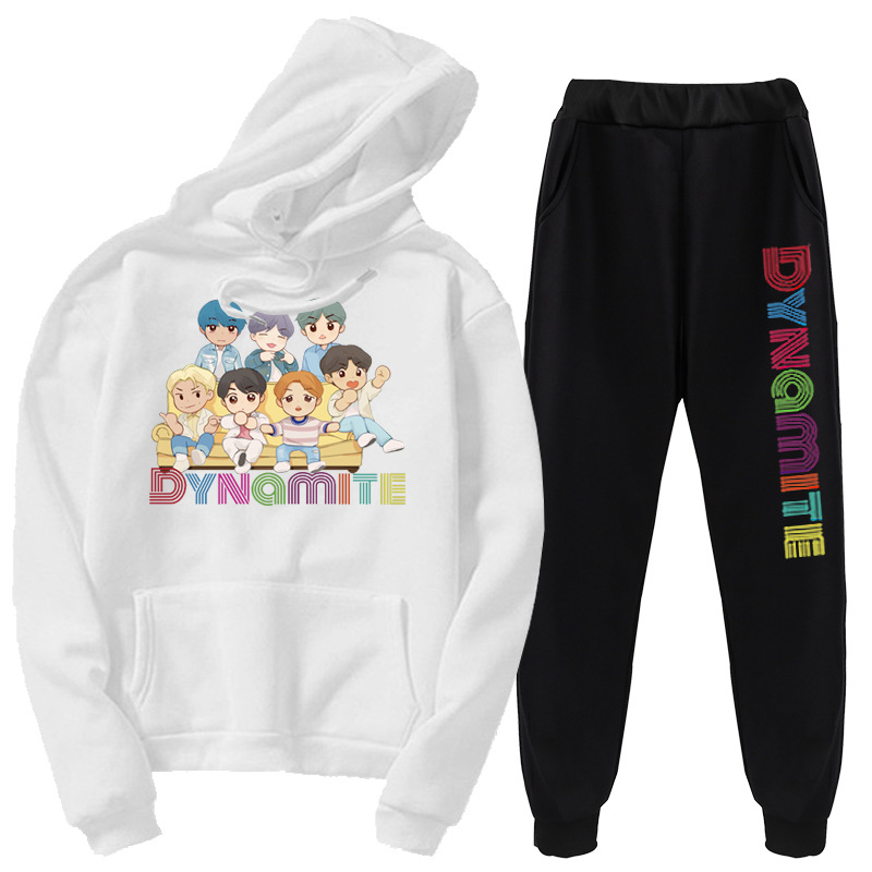 New kpop youth hoodie Korea Youth League new album Dynamite hoodie set - Image 3