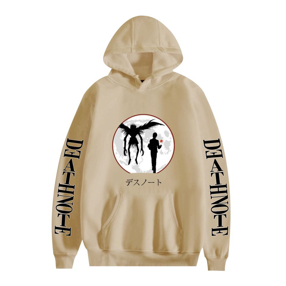 Death Note Hoodie Sweatshirt Pocket Velvet Loose Sweatshirt Winter fo man and women - Image 9