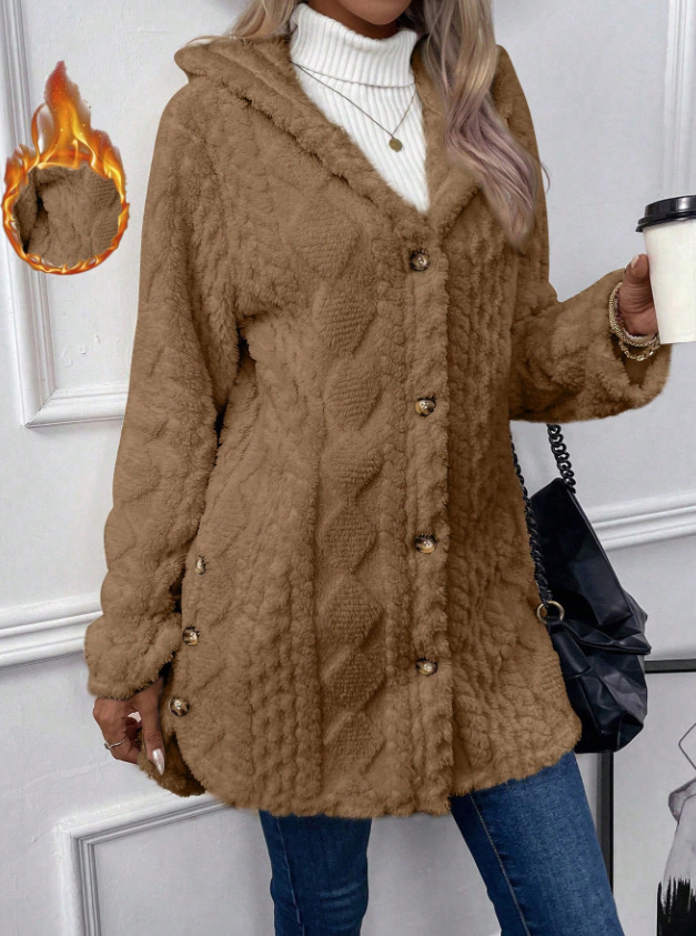 Women's Hooded Fleece Cardigan - Image 20