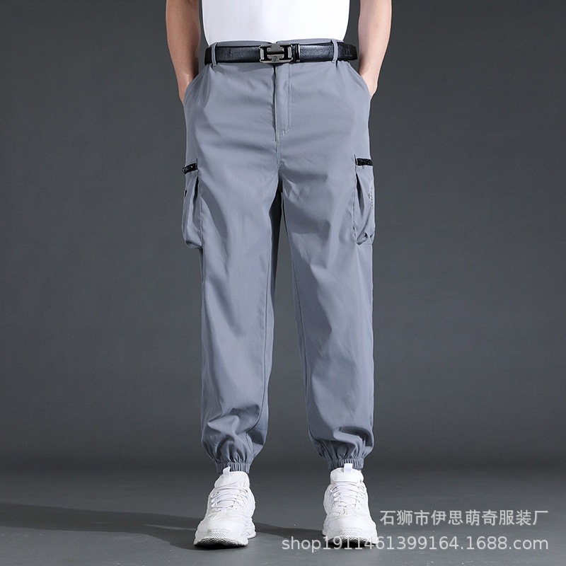Cross-border summer fan pants, air-conditioning work pants, fishing cooling and heat-proof pants, wear-resistant outdoor work pants, factory direct sales. - Image 12