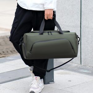 High-quality men's cross-border men's wet and dry separation gym bag, large capacity, handbag, shoulder bag, business minimalist meeting travel bag