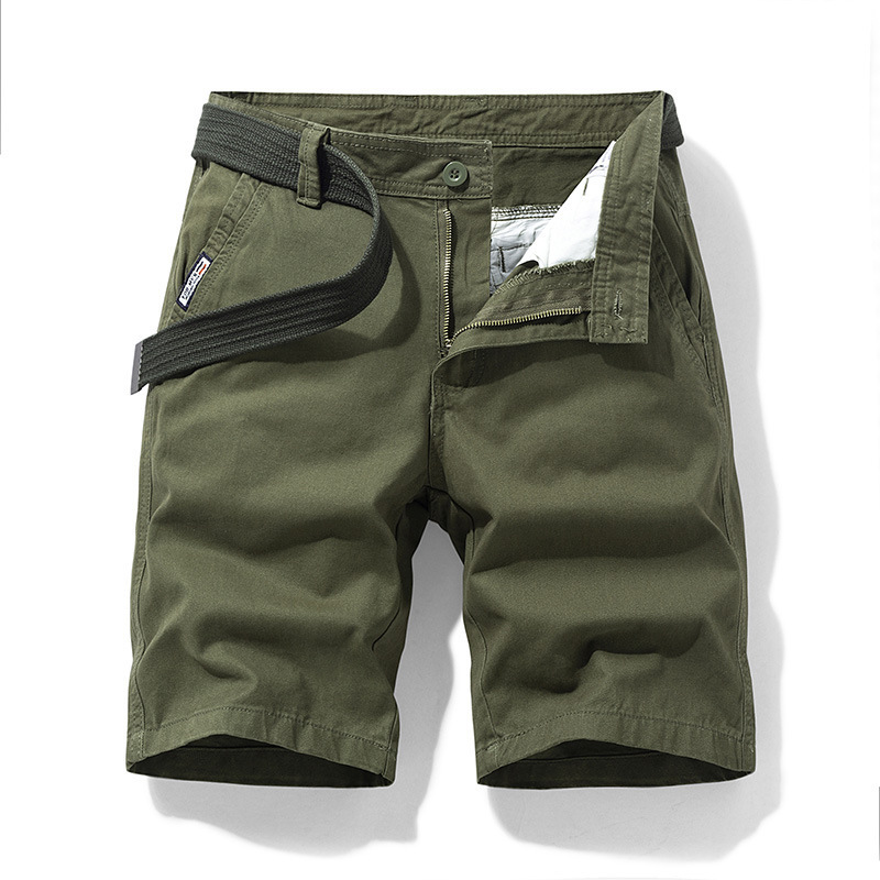Wholesale summer trend men's five-point pants men's workwear casual shorts color washed beach pants 5 - Image 3
