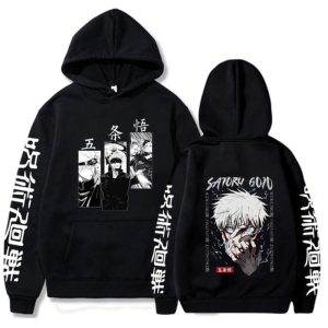 Funny Jujutsu Kaisen Long Sleeve Casual Hoodies