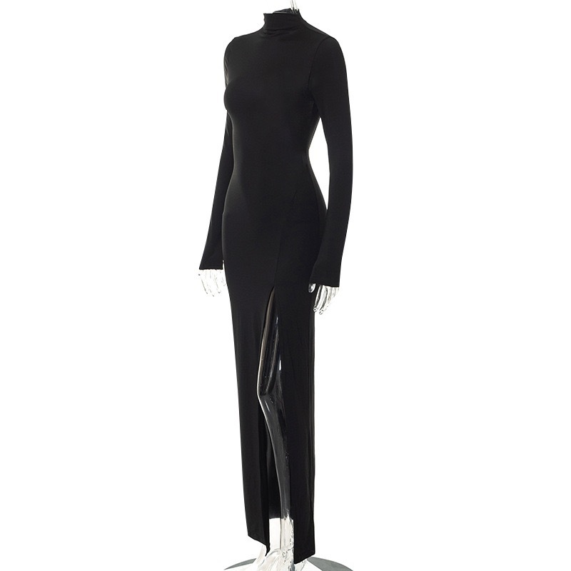 Cross-border foreign trade new women's clothing European and American hottie evening dress Amazon independent station sexy backless slit dress - Image 11