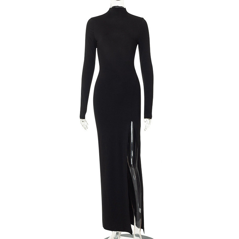 Cross-border foreign trade new women's clothing European and American hottie evening dress Amazon independent station sexy backless slit dress - Image 10