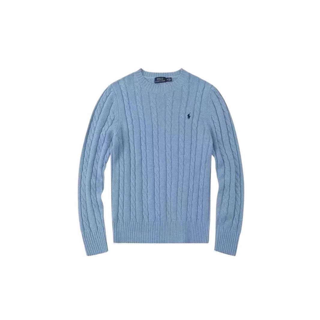 Amazon AliExpress source, autumn/winter crew neck pullover sweater, couple's small horse cable knit yarn. - Image 2