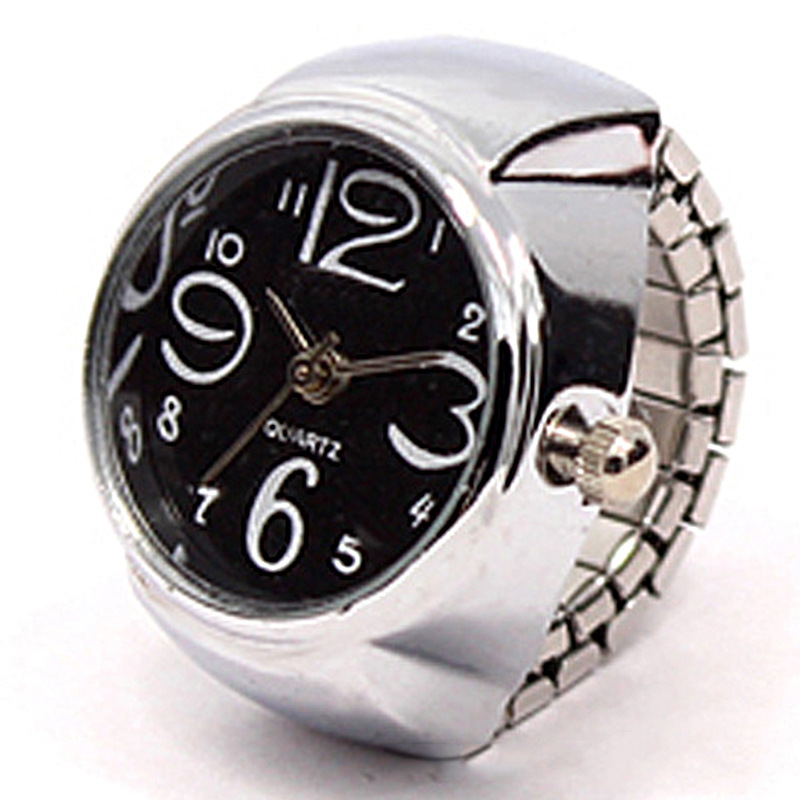 Cross-border new fashion fashion male and female students creative alloy shell finger watch couple digital watch manufacturer wholesale - Image 10