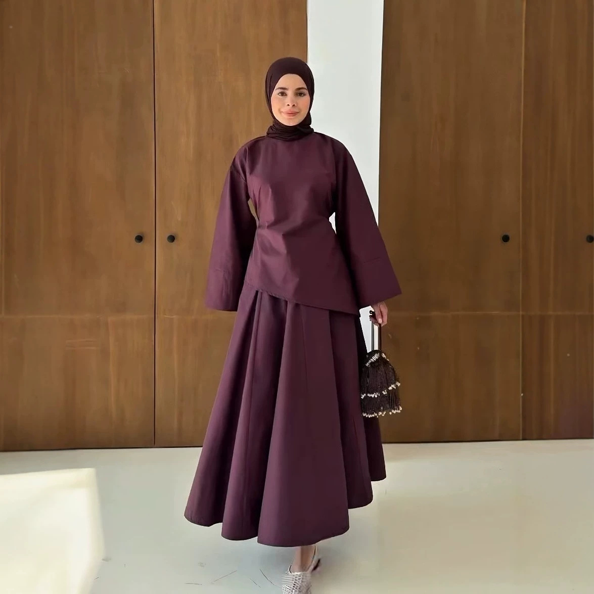 Loriya Plus Size Dress, Chinese Style Commuter Women's Clothing LR1313 - Image 3