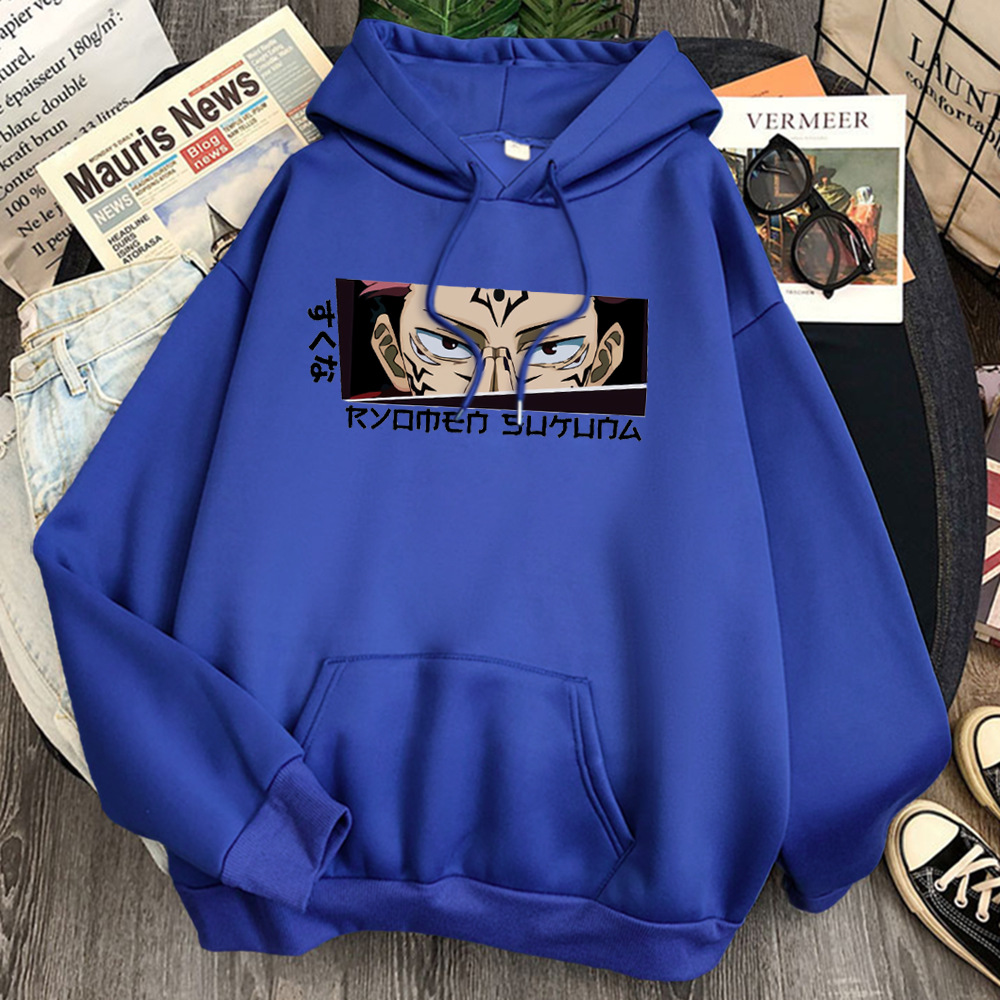 Men's Hoodies Japanese Anime Jujutsu Kaisen Hoodie Yuji Itad - Image 2