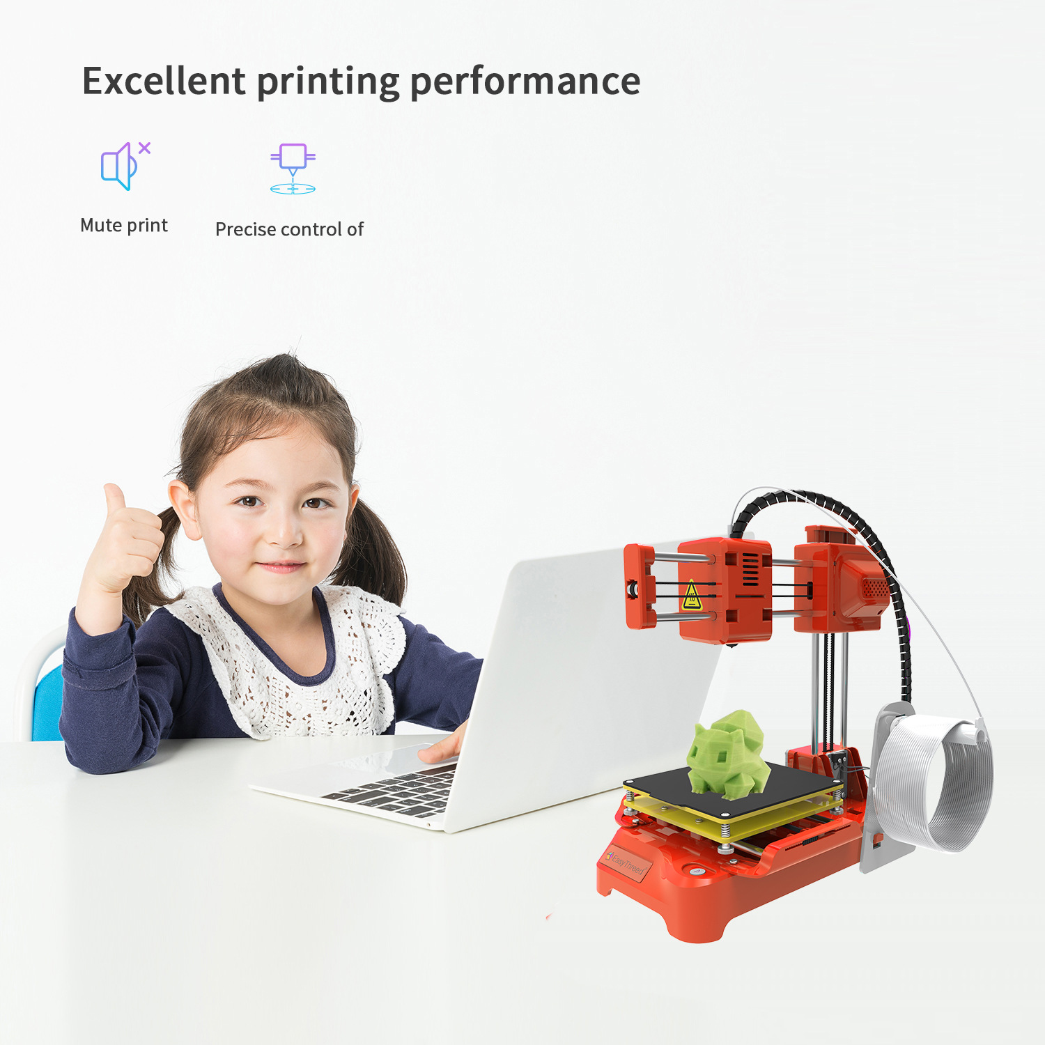 Overseas warehouses can send desktop portable students and children's entry-level 3D printer K7 three-dimensional three-dimensional - Image 5