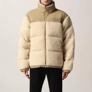 Men's Stand-Collar Coat with Panel Design