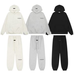 Amazon 20SS New Cross-Border Hot Selling Hooded Sweatshirt with Black Lettering FOG Re-line ESSENTIALS Wholesale