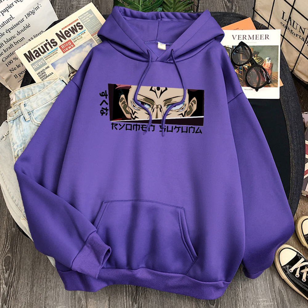 Men's Hoodies Japanese Anime Jujutsu Kaisen Hoodie Yuji Itad - Image 7