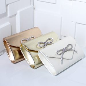 Evening bag women's bag clutch bag new European and American style evening bag underarm bag high-end exquisite wedding bag chain bag