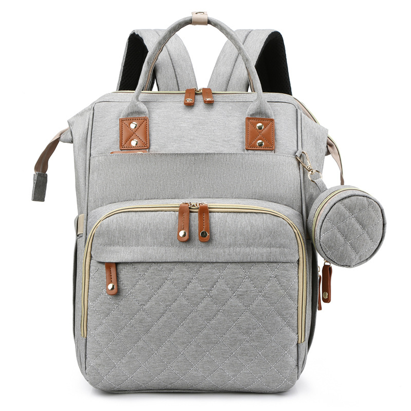 Cross-border integrated bed bag mommy bag multifunctional mother and baby bag fashionable large-capacity portable ladies mommy bag - Image 20