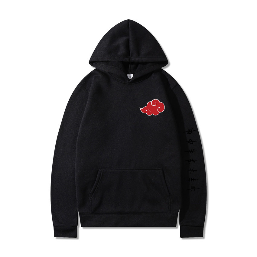 2021 European and American tide autumn and winter Japanese anime Naruto hooded sweater suit men and women couples - Image 4