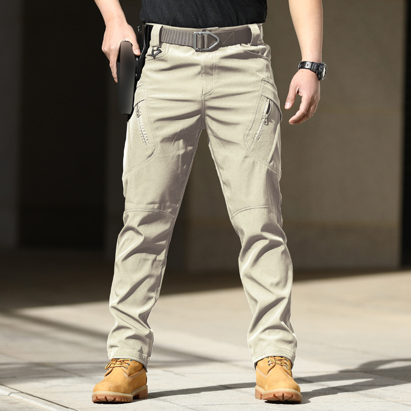 IX7 Tactical Pants Special Forces Training Pants Spring and Autumn Outdoor Elastic Work Pants Loose Soft Shell Charge Pants Waterproof IX9 - Image 6