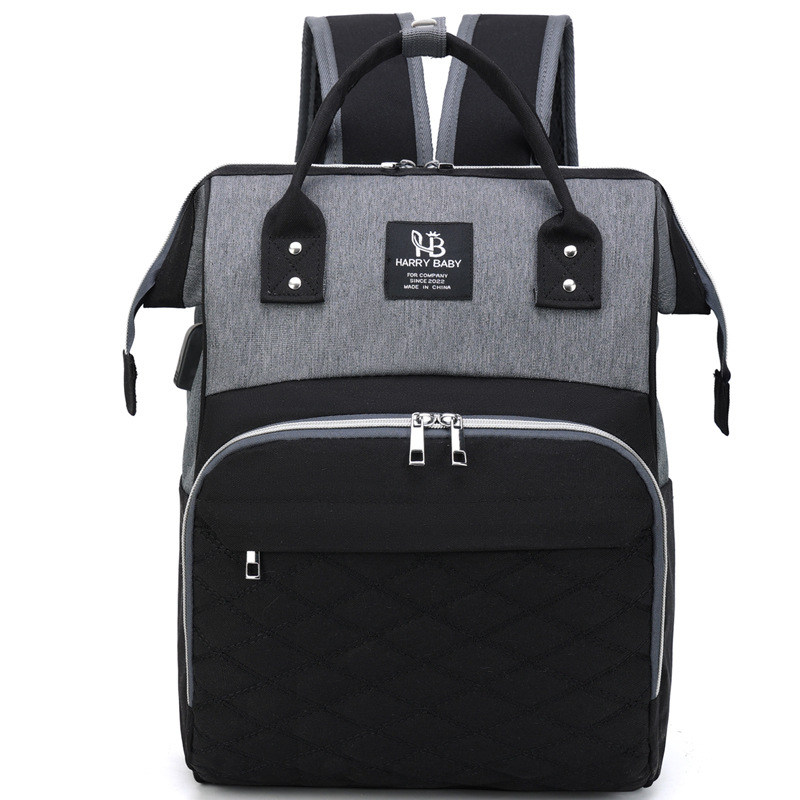 New fashion backpack mommy bag cross-border wholesale large capacity mother and baby travel backpack water-proof mother and baby bag - Image 9