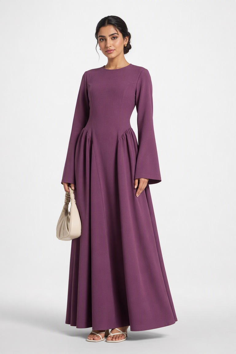 Loriya Plus Size Dress with Wide Skirt - Cross-border Women's Clothing LR1155 - Image 13