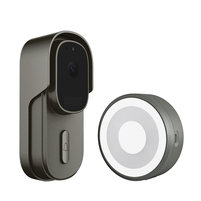 Tuya wifi smart doorbell video intercom monitoring doorbell wireless pet home video cross-border video doorbell - Image 2