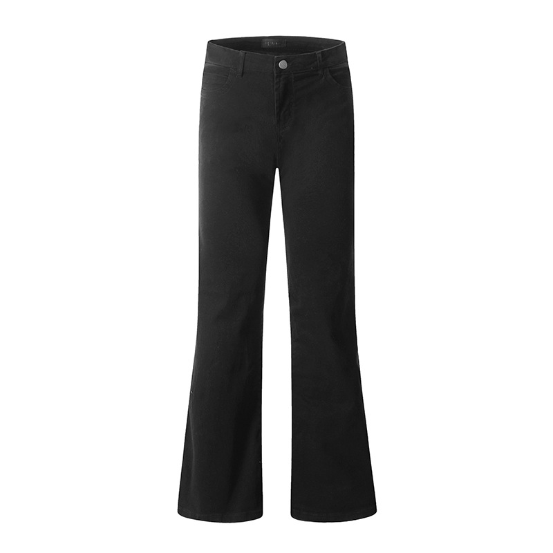 2025 new American vibe pants men's autumn high street flared black jeans boys slim straight versatile - Image 7