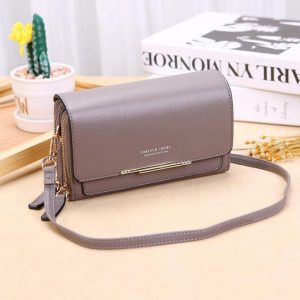 Fashion Explosive Ladies Korean Version Large Capacity Multifunctional Shoulder Bag Mid-length Clutch Coin Purse