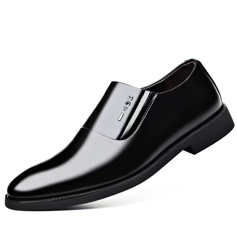 2023 Spring New Leather Shoes Men's Formal Business Spring Breathable Korean Style Shoes Men's Soft Leather Dad Shoes Men's Shoes - Image 5