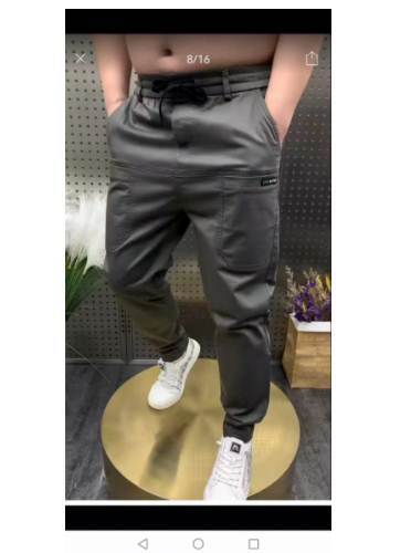 Dennis Trousers Company Early Autumn Six Pockets High Elastic Skinny Casual Pants All-match Casual Straight Pants Men - Image 10