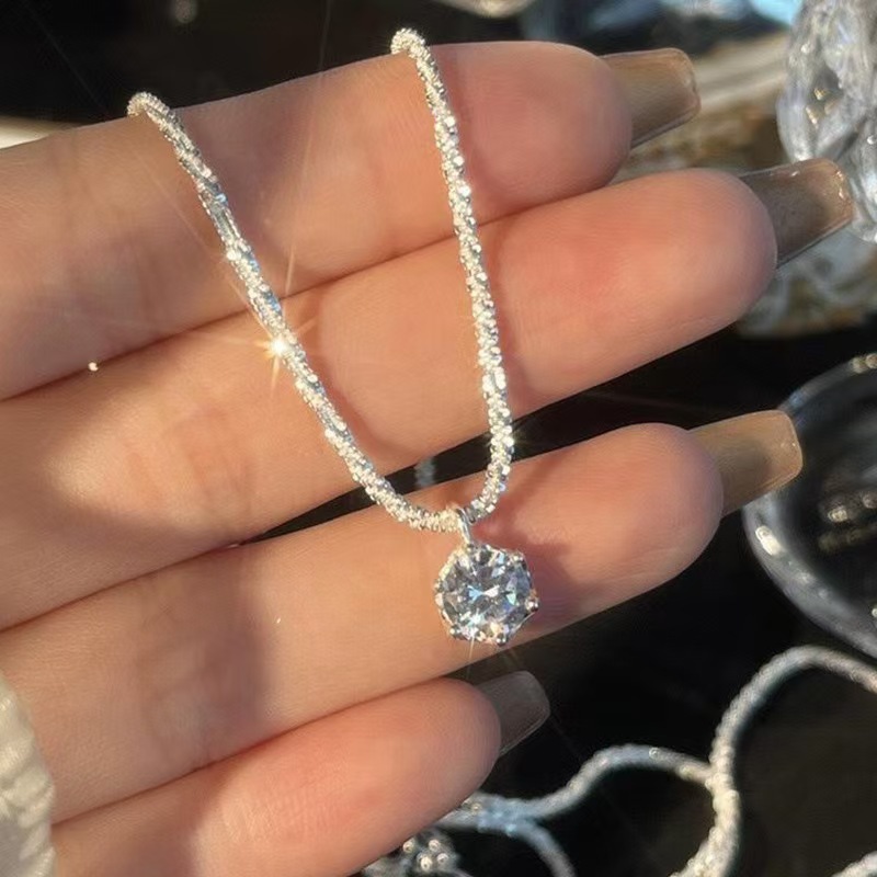 Cross-border minimalist women's necklace, Instagram style, starry sky, cool and niche design, clavicle chain, jewelry accessories wholesale.
