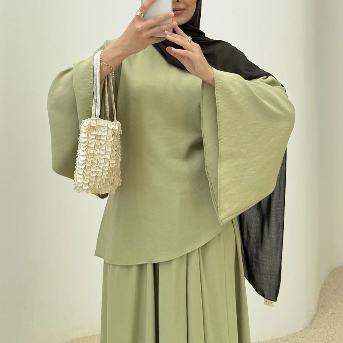 Loriya Plus Size Dress, Chinese Style Commuter Women's Clothing LR1313 - Image 5