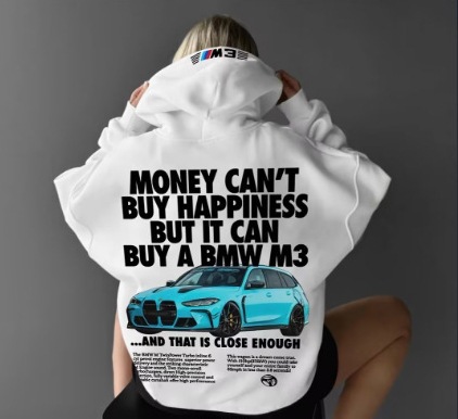 StreetcarHoodiePrintsMen Car Print Trendy Hoodie Loose Casual Versatile Hoodie - Image 22