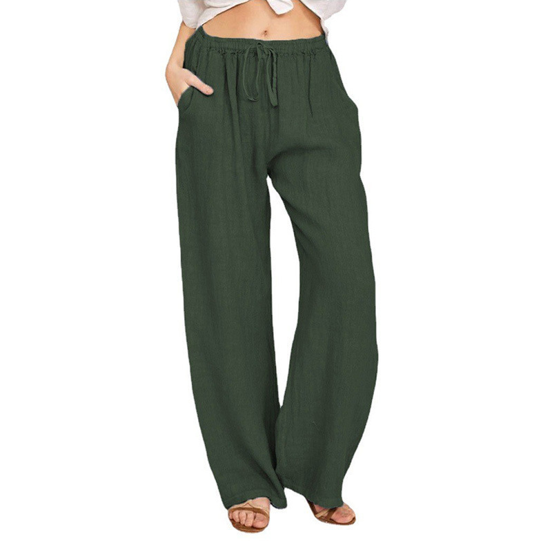 TIMU Men's Casual Linen Pants, Cotton Linen, Loose Fit, Breathable Long Pants, Available for Spot Import, Cross-Border, Independent Websites, Wish, AliExpress. - Image 10