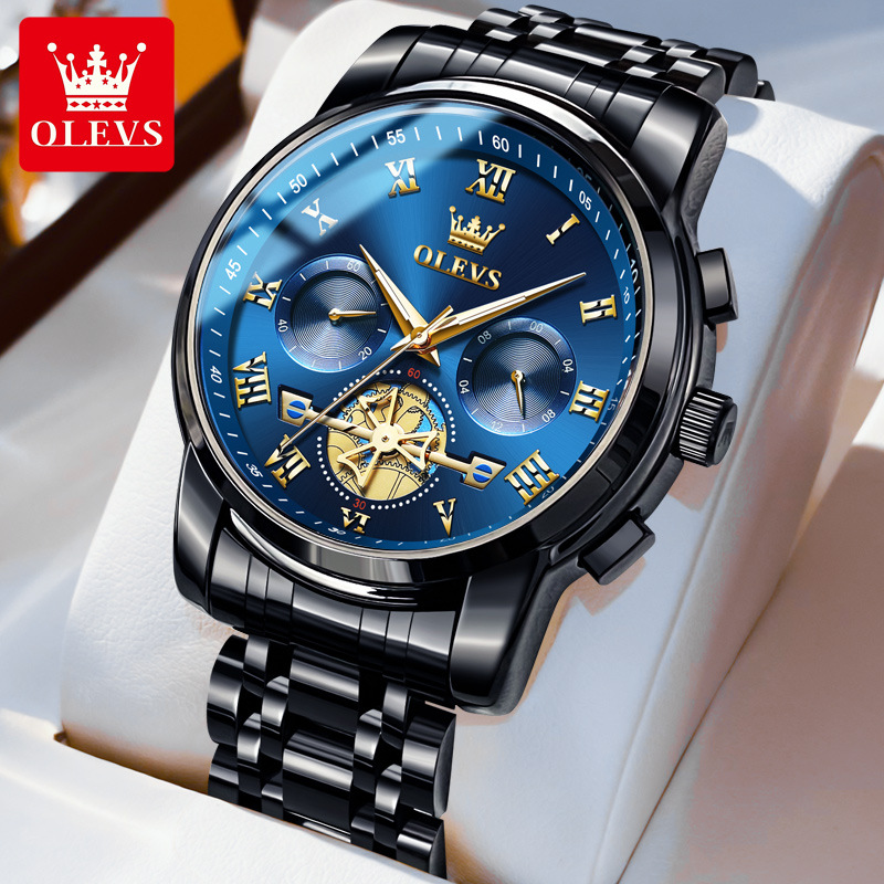 Oris brand watch cross-border hot sale multi-functional waterproof quartz watch luminous non-mechanical watch men's watch male - Image 3