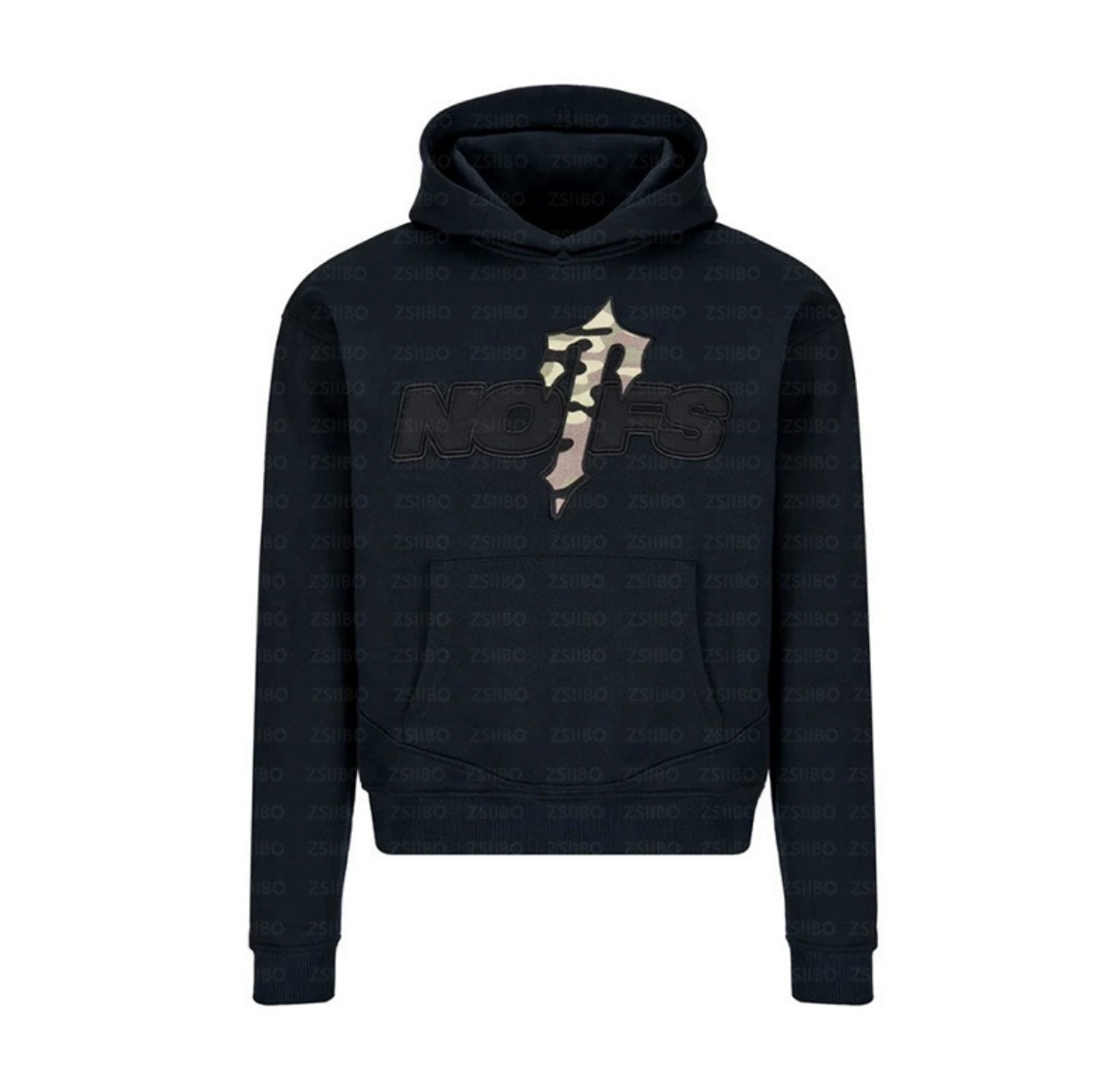 Cross-border nofs sweatshirt suit thread bottom hem men's and women's casual street casual clothing jacket - Image 4