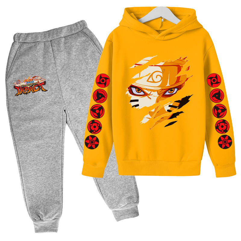 Naruto Printed - Children's Hoodie Sets -suit - Image 2