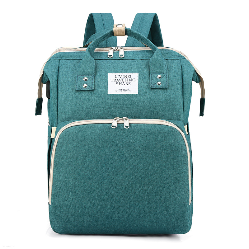 Mommy bag factory direct sales new mother and baby bag multifunctional diaper bag mommy bag cross-border diaper pad insulation bag shoulder - Image 11
