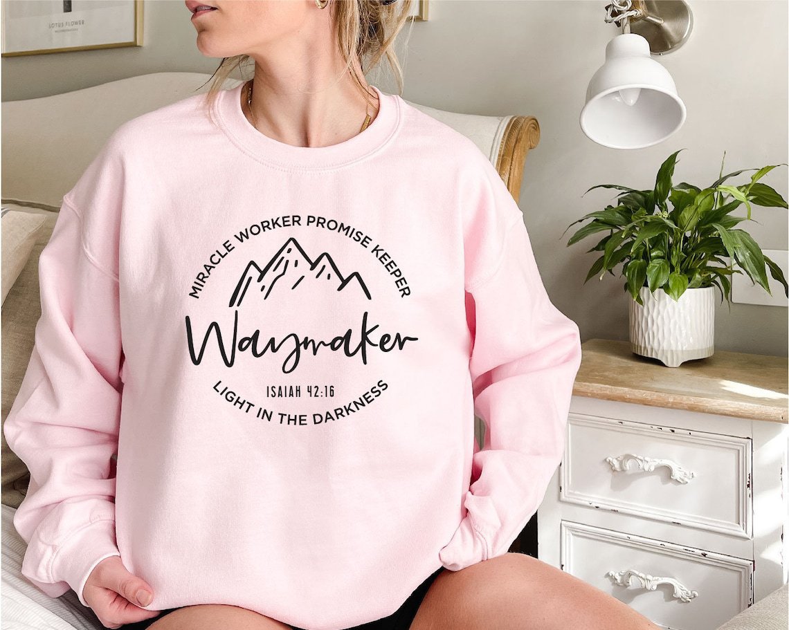 Be The Light Sweatshirt Gift For Christians Mathew 5:14 Swea - Image 5