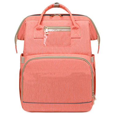 Factory cross-border new upgraded folding bed mommy bag portable multi-functional double-shoulder mother backpack mother and baby bag bed - Image 14