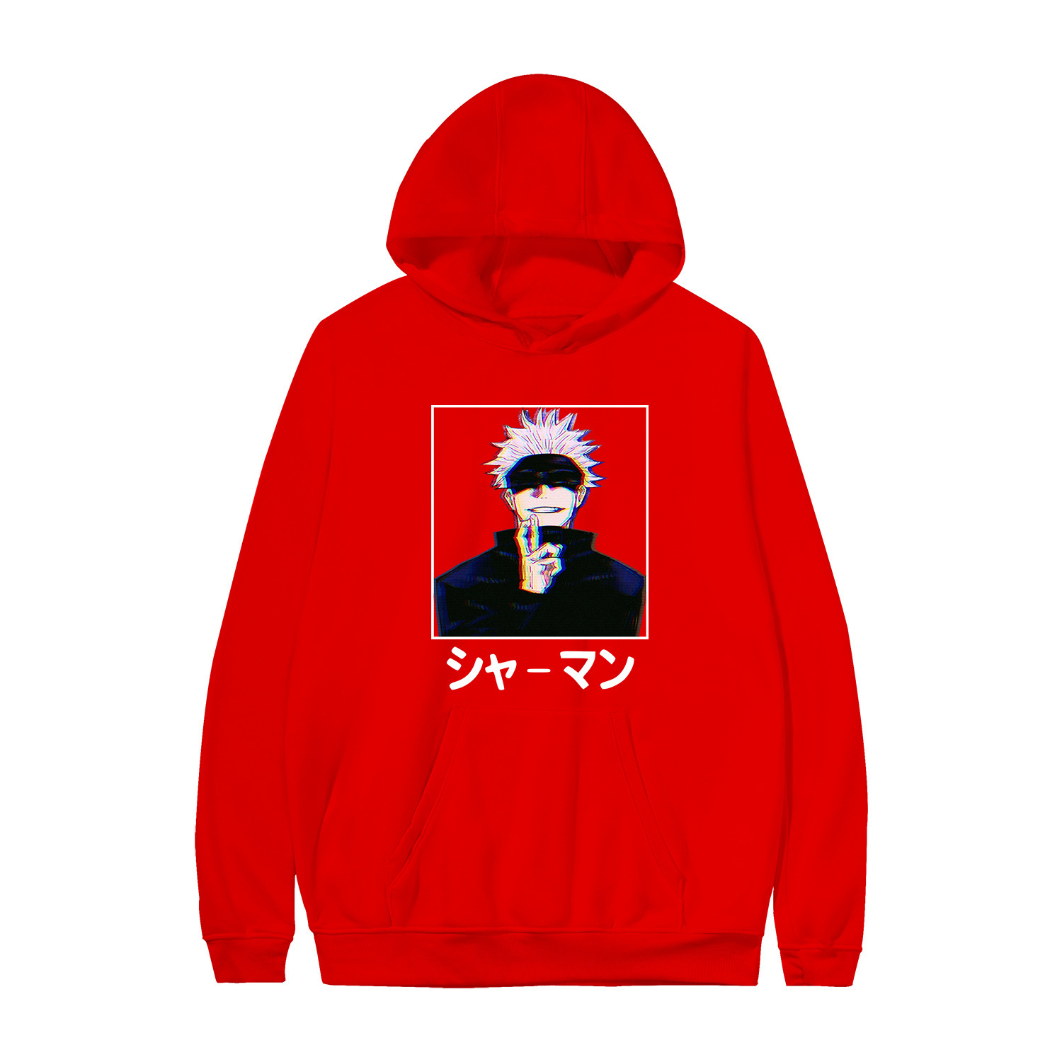 Manufacturers spot anime around long-sleeved couples casual pullover sweater women's hooded hooded sweater - Image 7