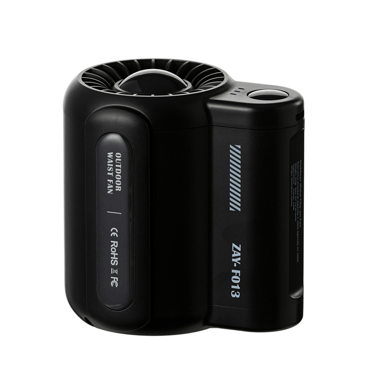 Cross-border new waist-mounted fan strong wind usb charging lazy outdoor waist-mounted portable leafless waist-mounted fan - Image 2