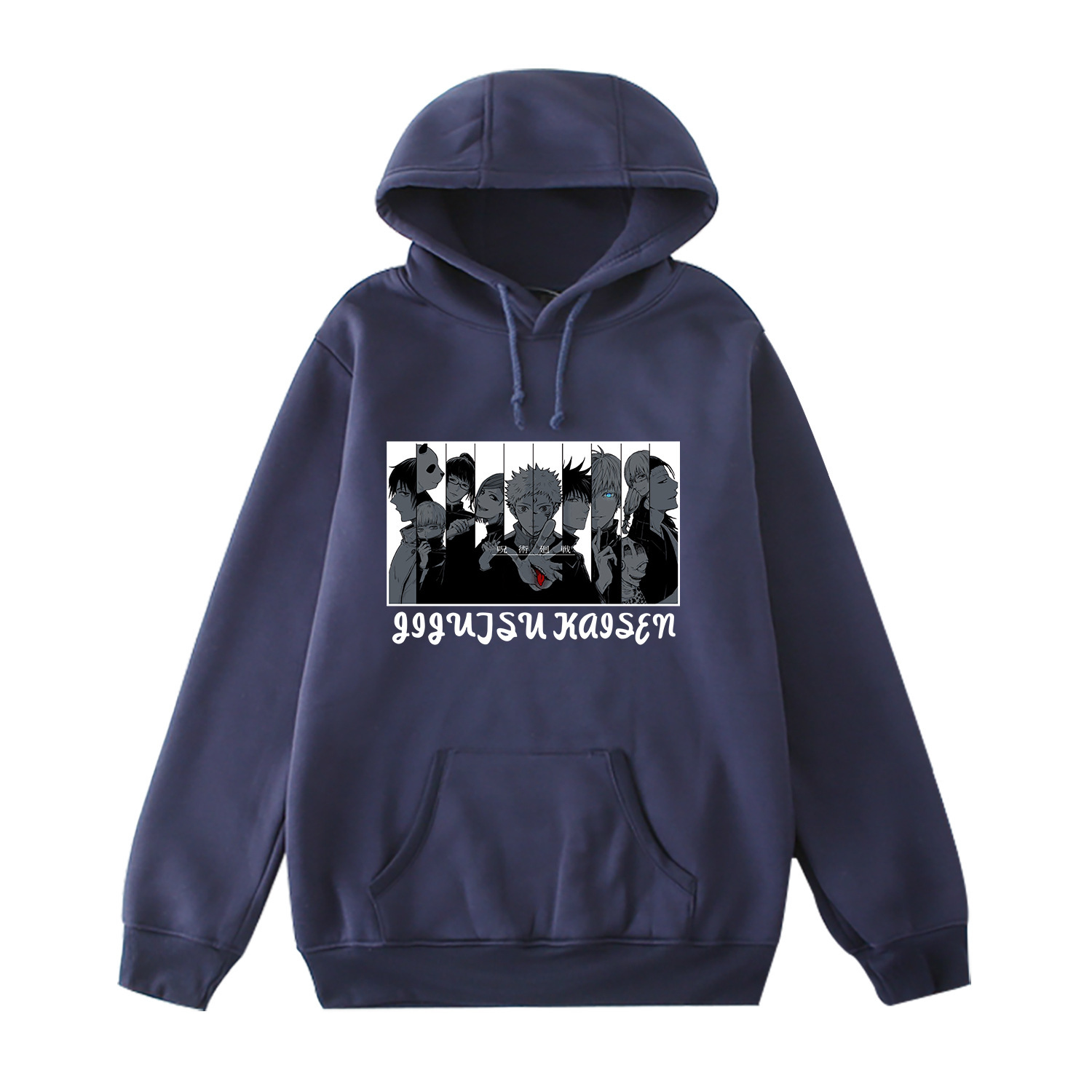 Manufacturers spot anime around long-sleeved couples casual pullover sweater women's hooded hooded sweater - Image 25