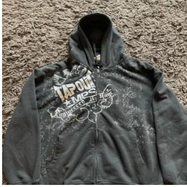 Y2K skeleton zip-up hoodie, 90s retro graphic print zip-up top, sweatshirt, sweatshirt, men's and women's. - Image 9