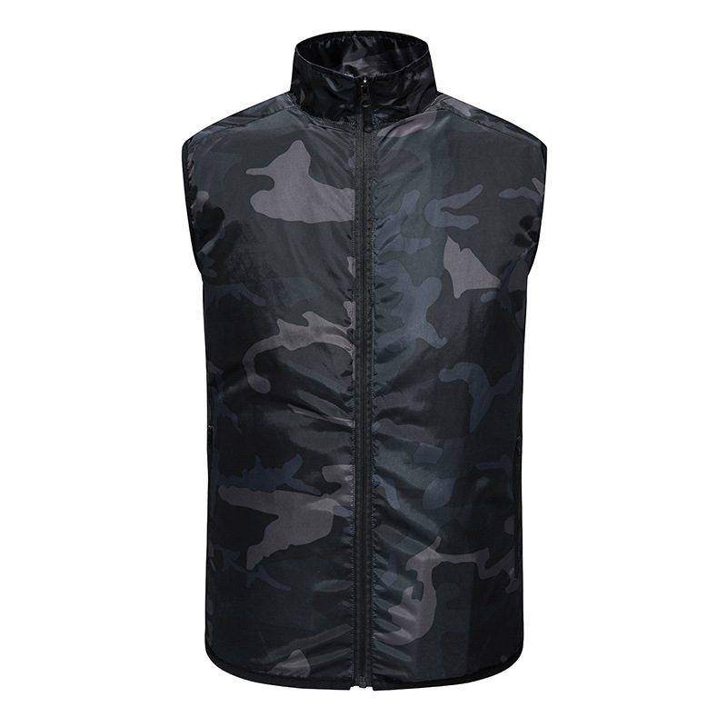 Fan suits for summer, multiple air conditioning suits, high-tech large fans for cooling, camouflage construction site fishing vests for men, cross-border supply - Image 28