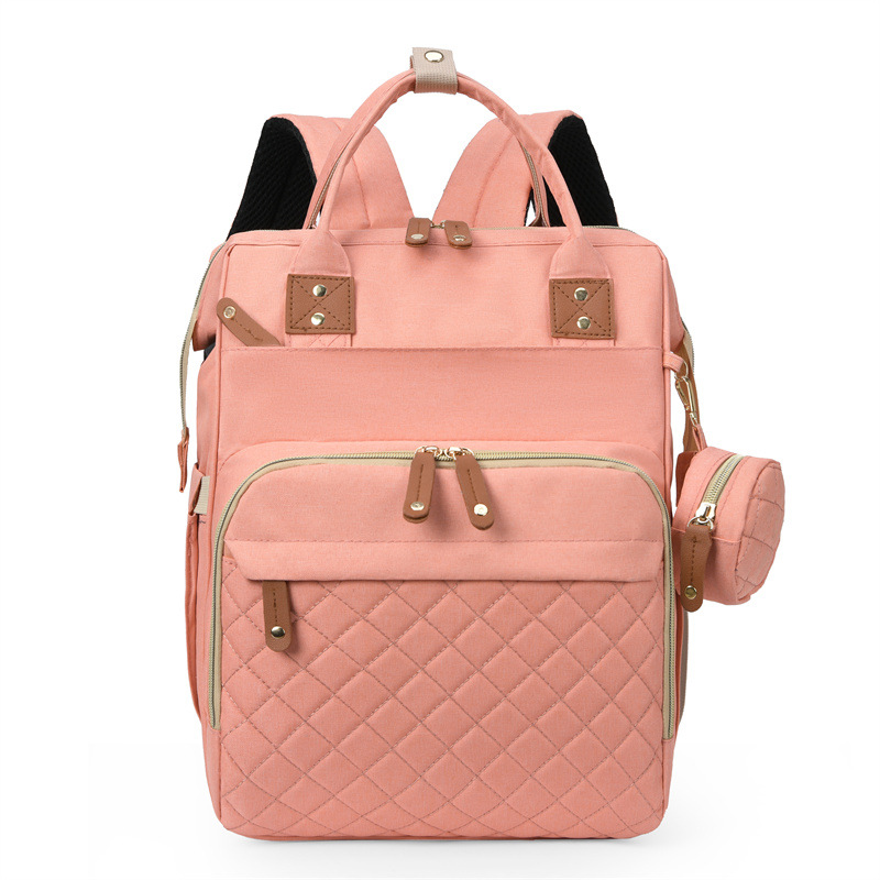 Cross-border integrated bed bag mommy bag multifunctional mother and baby bag fashionable large-capacity portable ladies mommy bag - Image 16